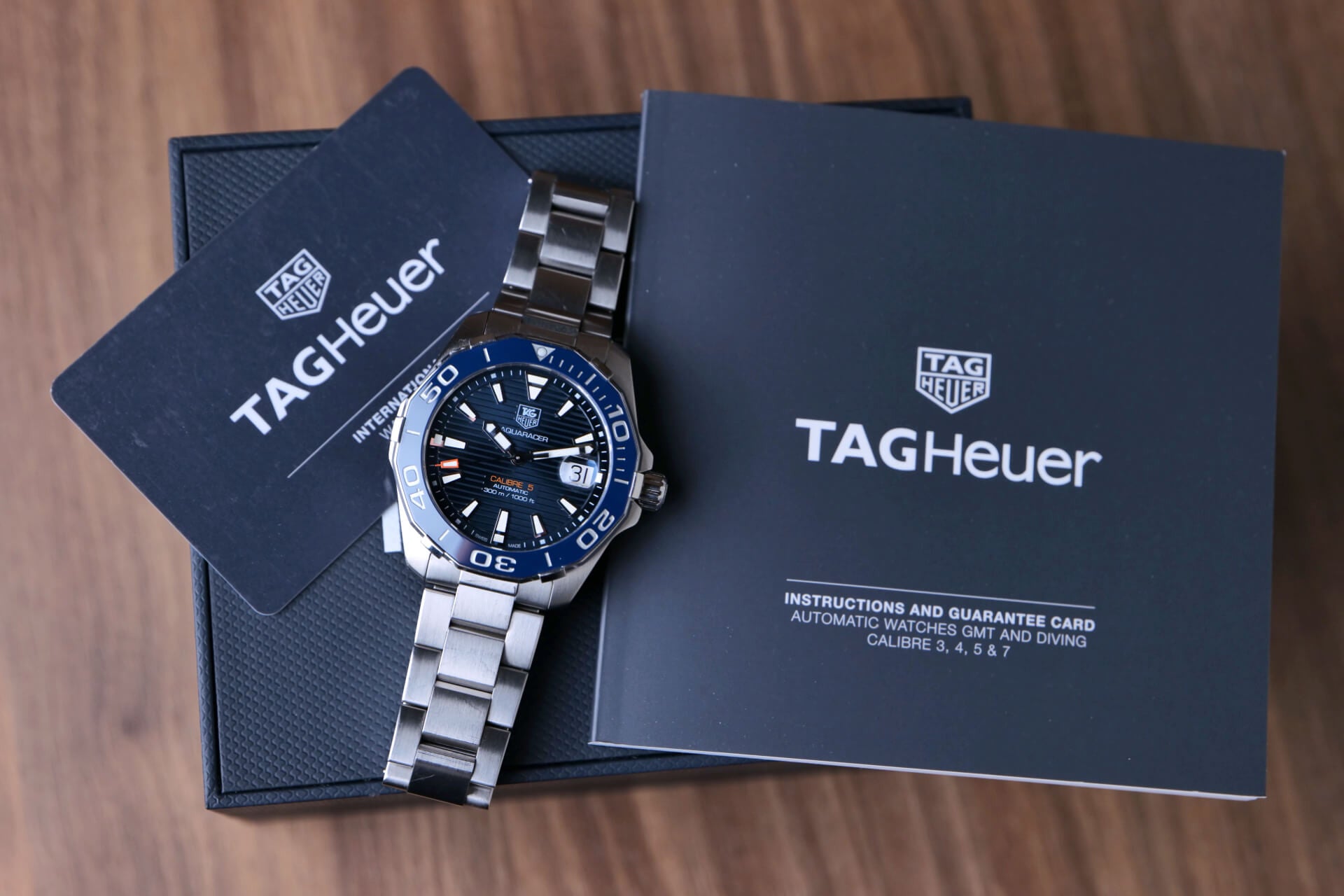 PRE-OWNED Tag Heuer Aquaracer Calibre 5 WAY211C-0
