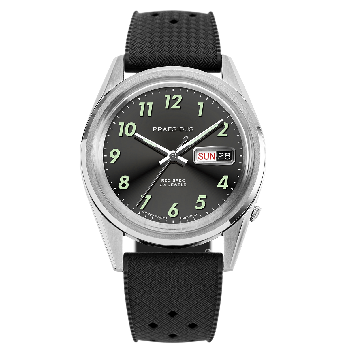 Praesidus Rec Spec OG Sunray 38Mm Rubber Tropic P-38-DTG-BTRK1