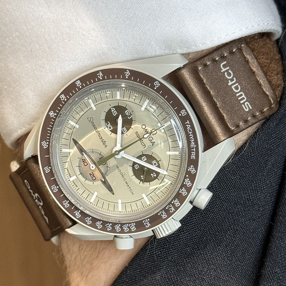BEGAGNAD Swatch X Omega Mission On Saturn BEGSO33T100