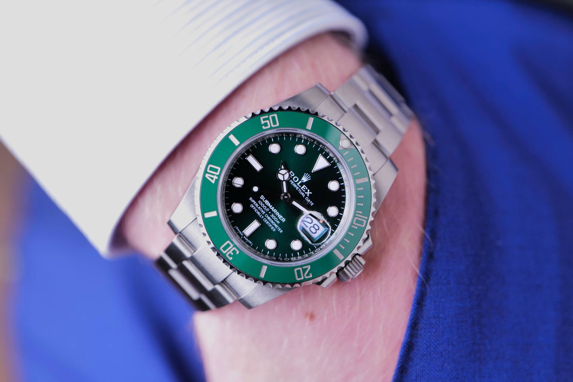 PRE-OWNED Rolex Oyster Perpetual Submariner Date 116610LV
