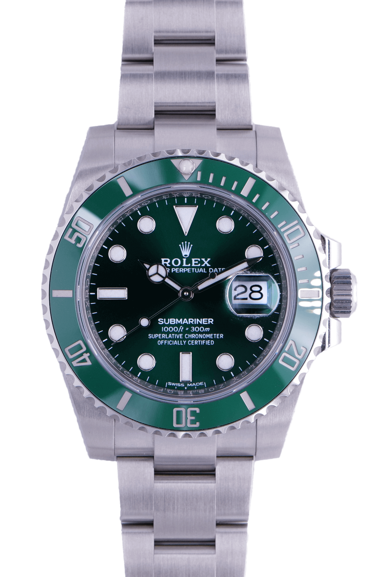 PRE-OWNED Rolex Oyster Perpetual Submariner Date 116610LV