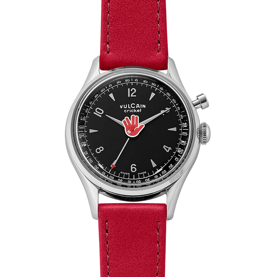 Vulcain Cricket Salute 39 mm - Röd 100168A95.BAN248