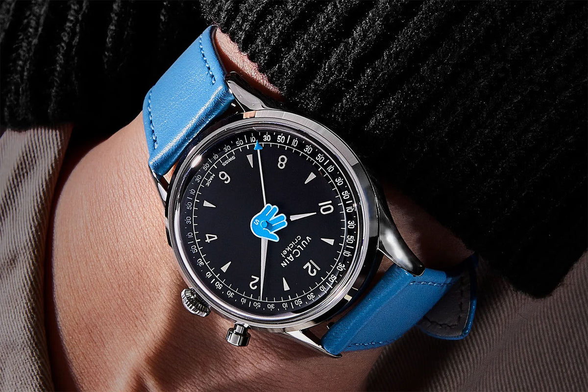 Vulcain Cricket Salute 39 mm - Blue 100168A85.BAN248.BAN248