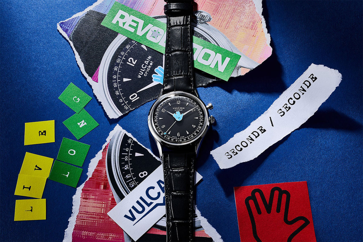 Vulcain Cricket Salute 39 mm - Blue 100168A85.BAN248.BAN248
