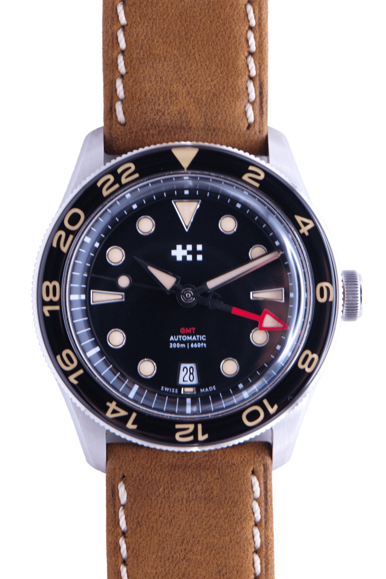 PRE-OWNED Christopher Ward C65 Aquitaine GMT Black C65-41AGM2-S0KK0