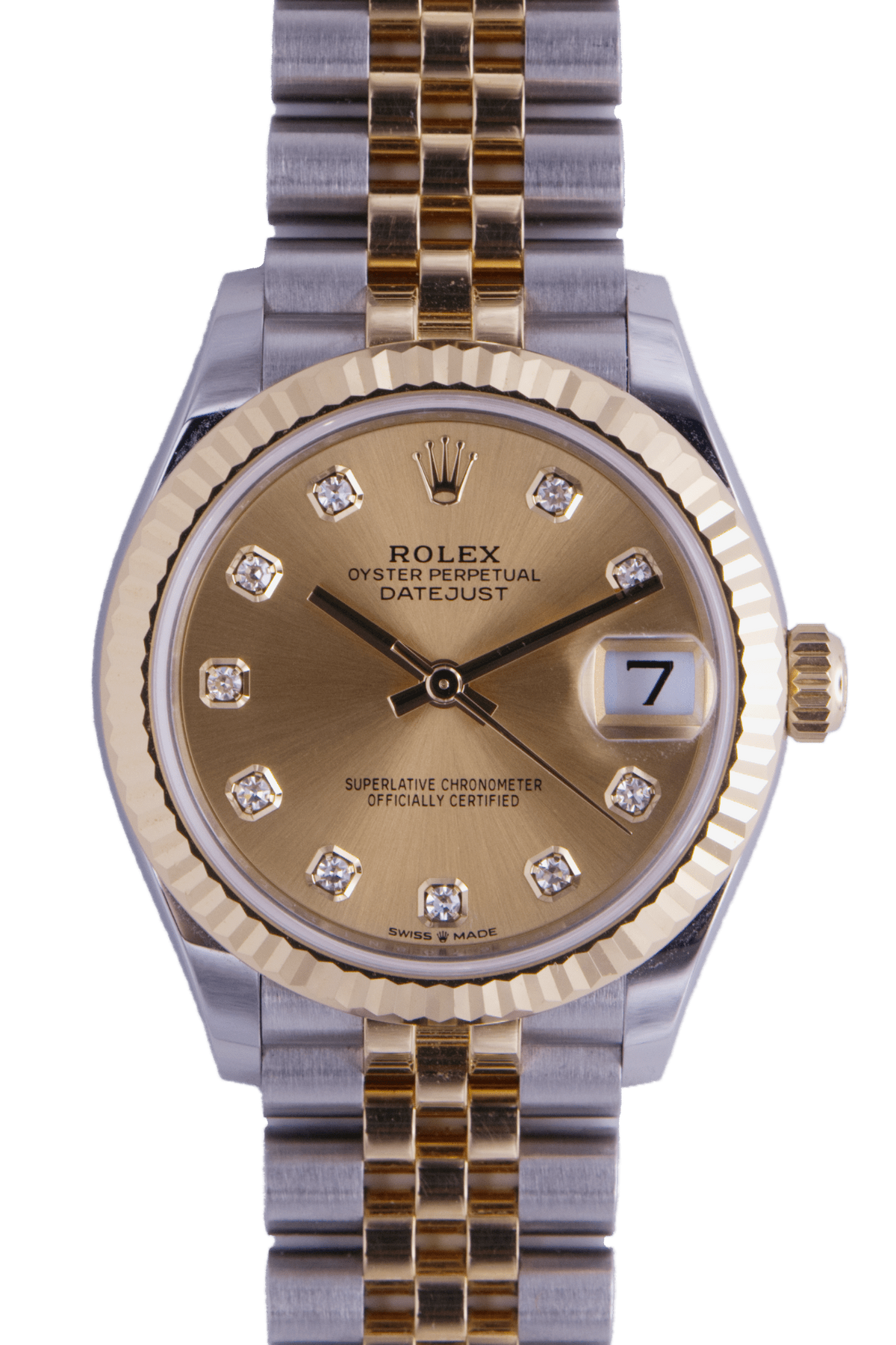 BEGAGNAD Rolex Datejust 31 - 10 diamanter 278273