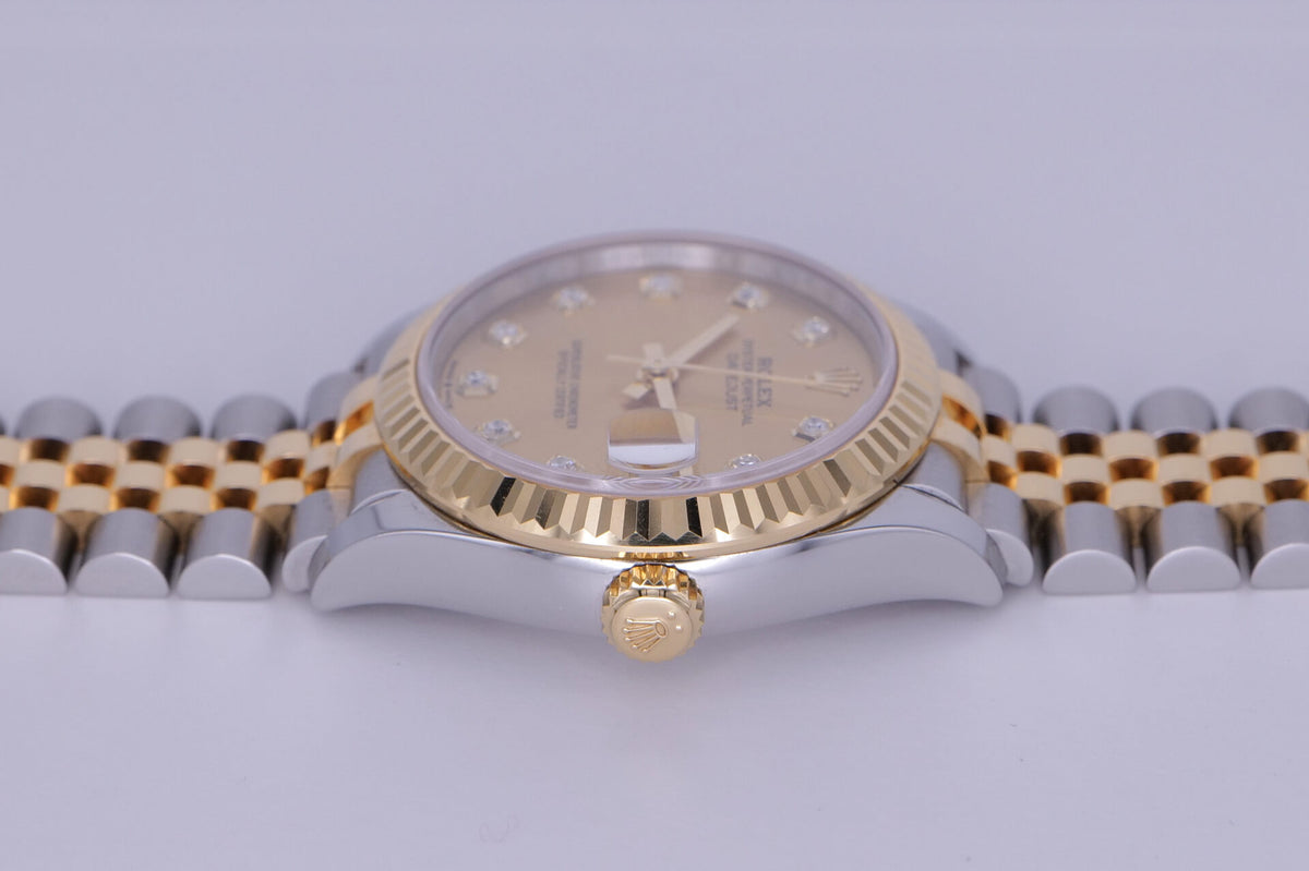 BEGAGNAD Rolex Datejust 31 - 10 diamanter 278273