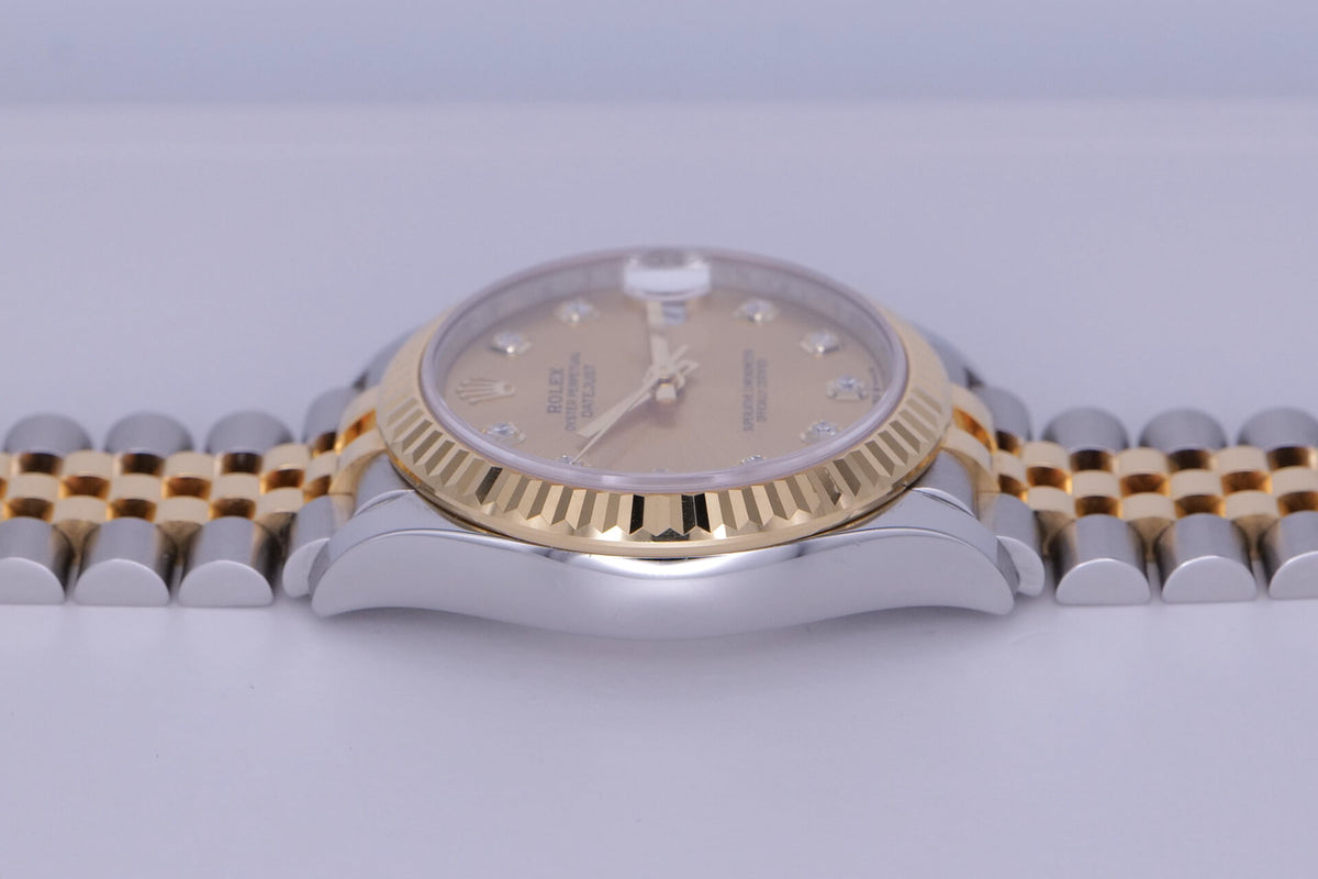 BEGAGNAD Rolex Datejust 31 - 10 diamanter 278273