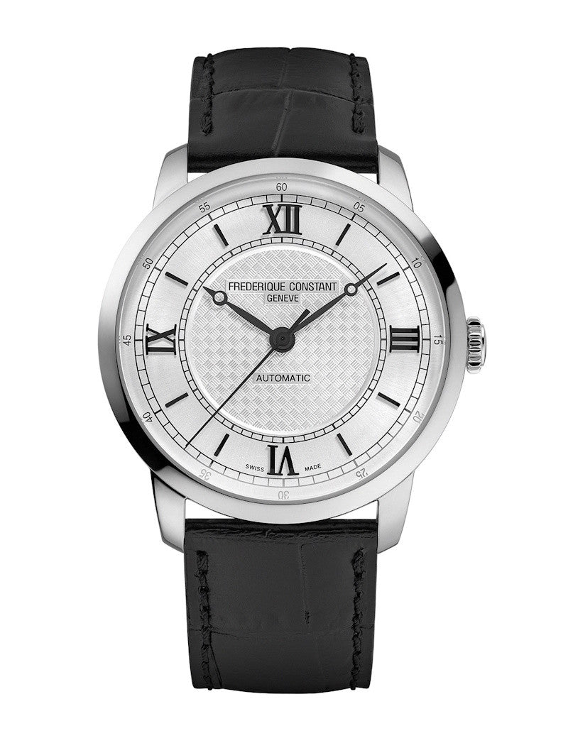 Frédérique Constant Classics Première Automatic Silver & Leather strap FC-301S3B6