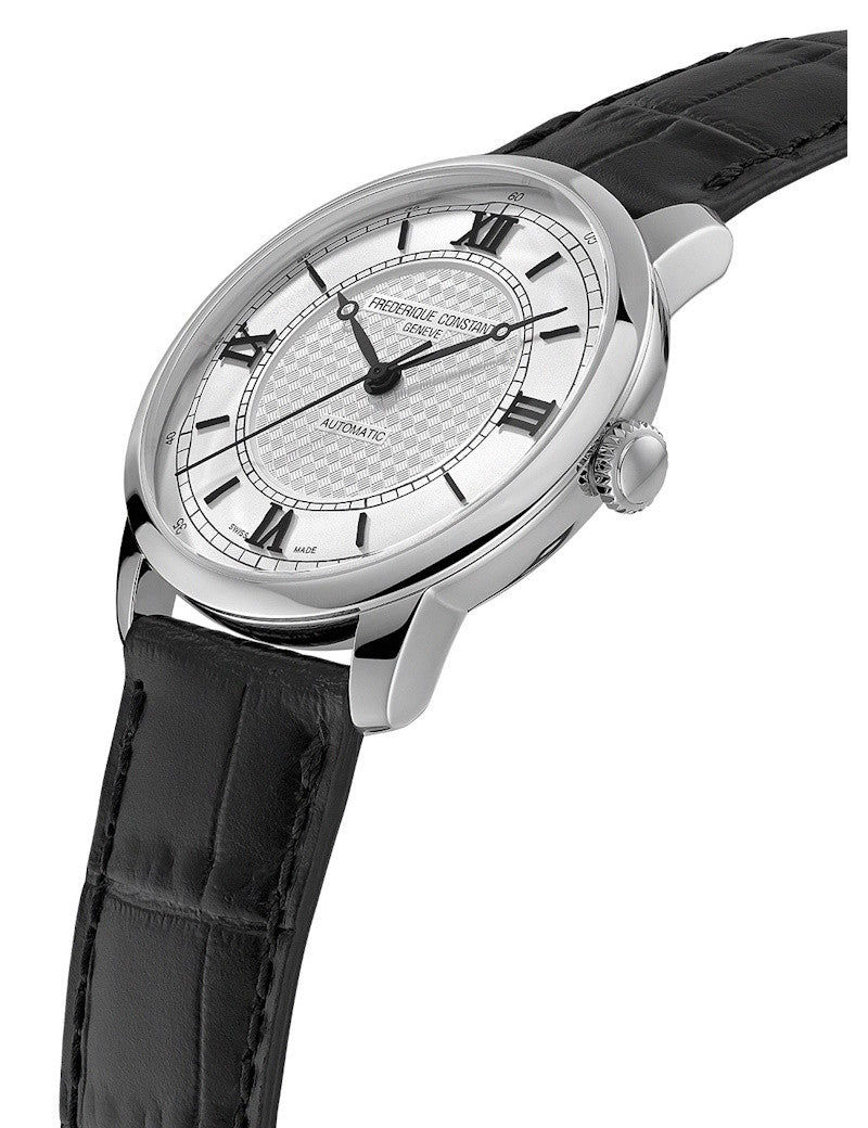 Frédérique Constant Classics Première Automatic Silver & Leather strap FC-301S3B6