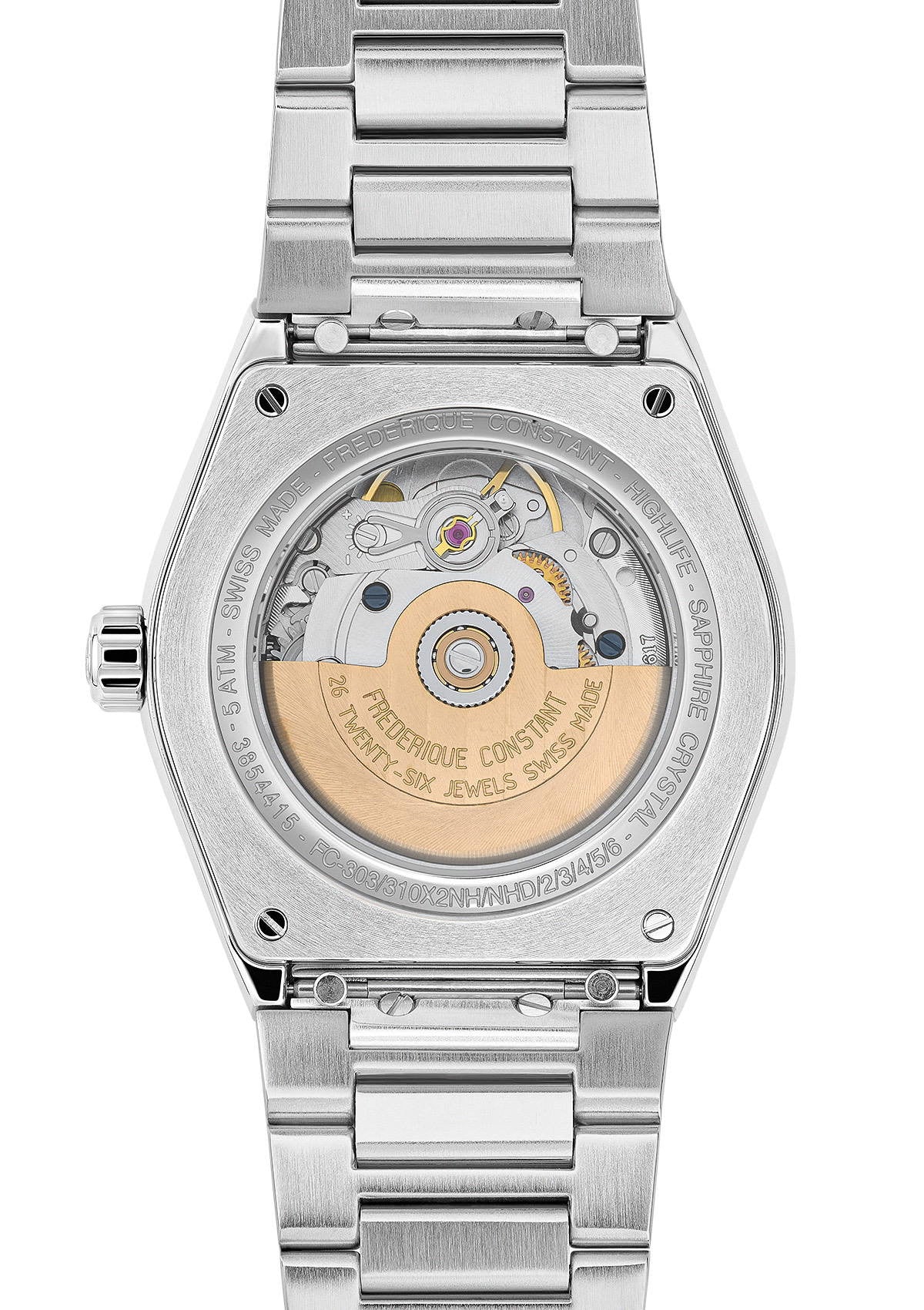 Frederique Constant Highlife Ladies Automatic Navy Blue & Steel FC-303N2NH6B