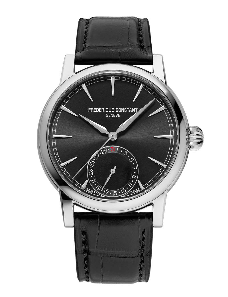 Frederique Constant Manufacture Classic Date Black & Leather strapFC-706B3H6
