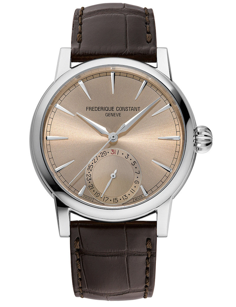 Frederique Constant Manufacture Classic Date Sunray & Leather strap FC-706SAL3H6
