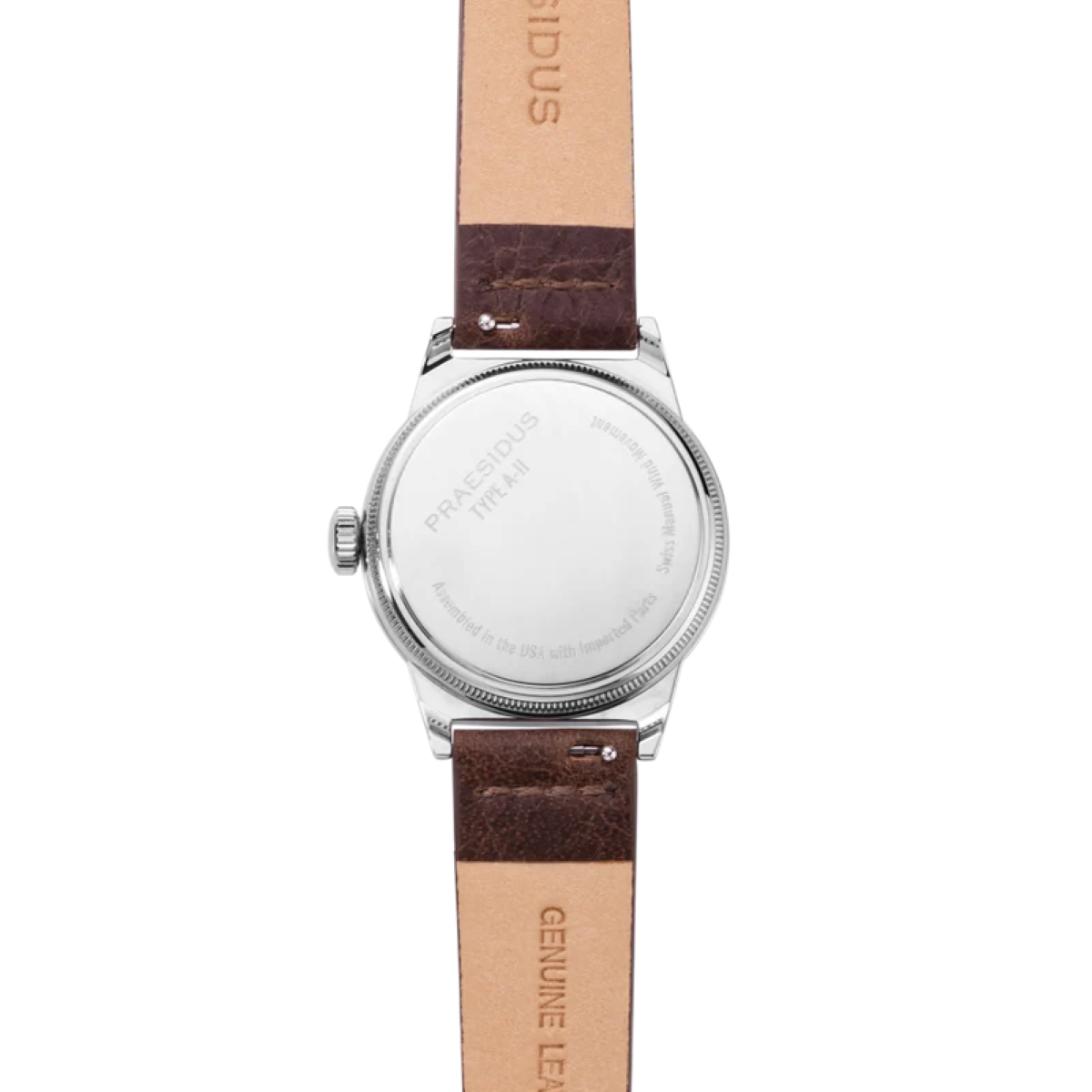 Praesidus A-11 Type 44 Patina 38mm Landeron 21-Bund Leather