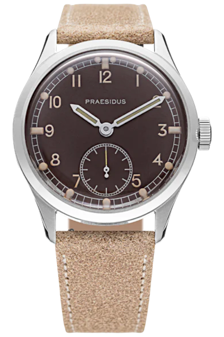 Praesidus  DD-45 "Tropical" Distressed Läderband Leather P-38-MBRV-RBRSG