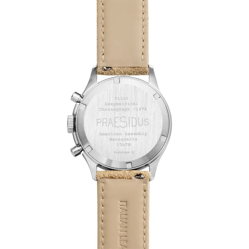 Praesidus PAC-76 Chronograph 38mm Sand Distressed Leather P-38-P76-MB-RBRK1