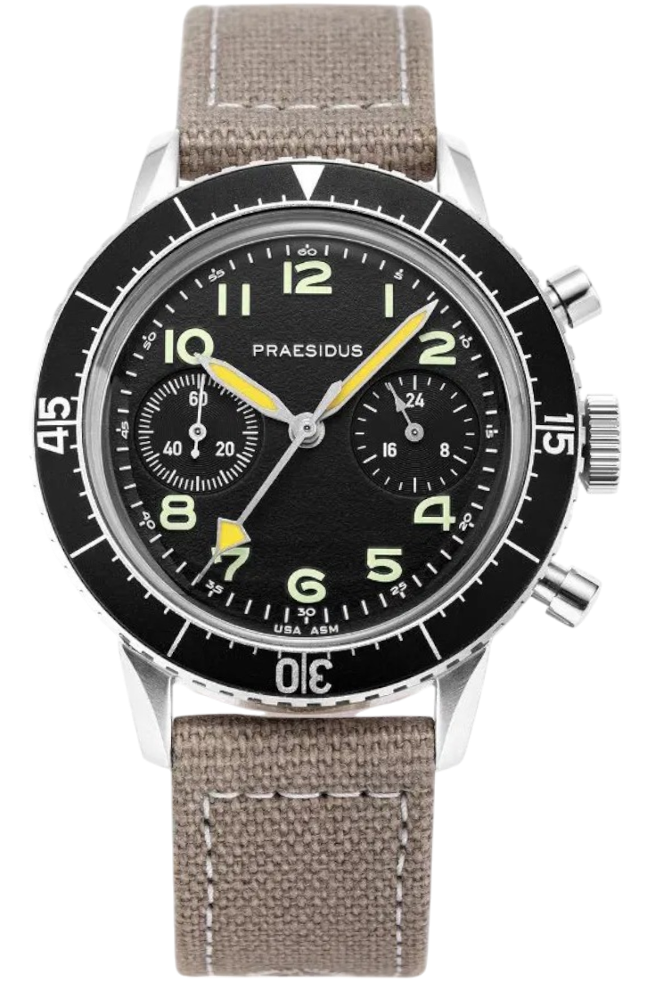 Praesidus Type H-75 Version D Stål- & Textilrem P-38-H75-MB-LBCK1