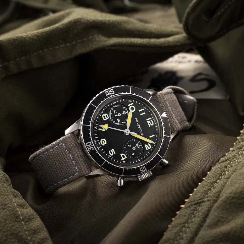Praesidus Type H-75 Version D Stål- & Textilrem P-38-H75-MB-LBCK1