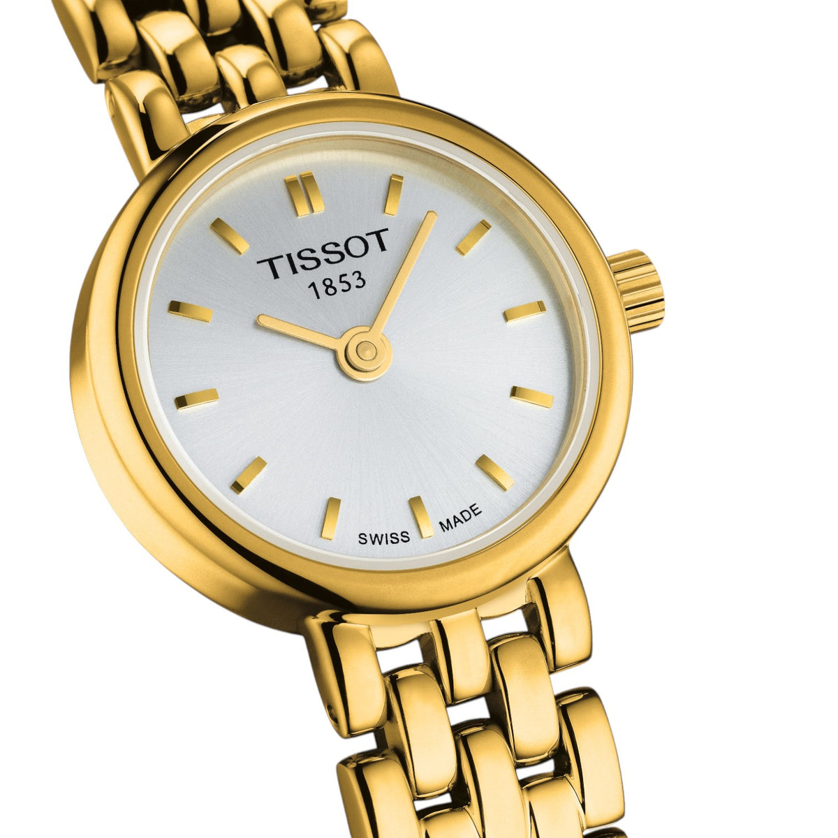 Tissot - Lovely PVD Guld& stållänk T0580093303100