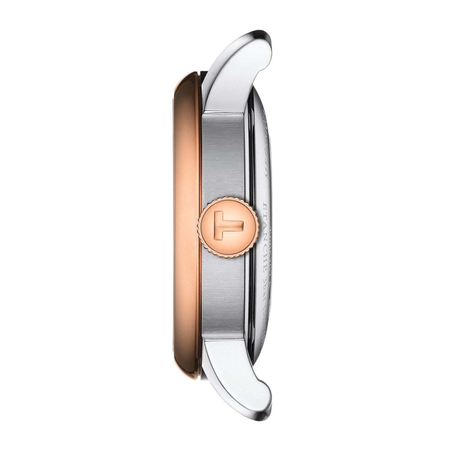 Tissot - Le Locle Automatisk Dam Vit & Rose Guld PVD 29mm T0062072203600