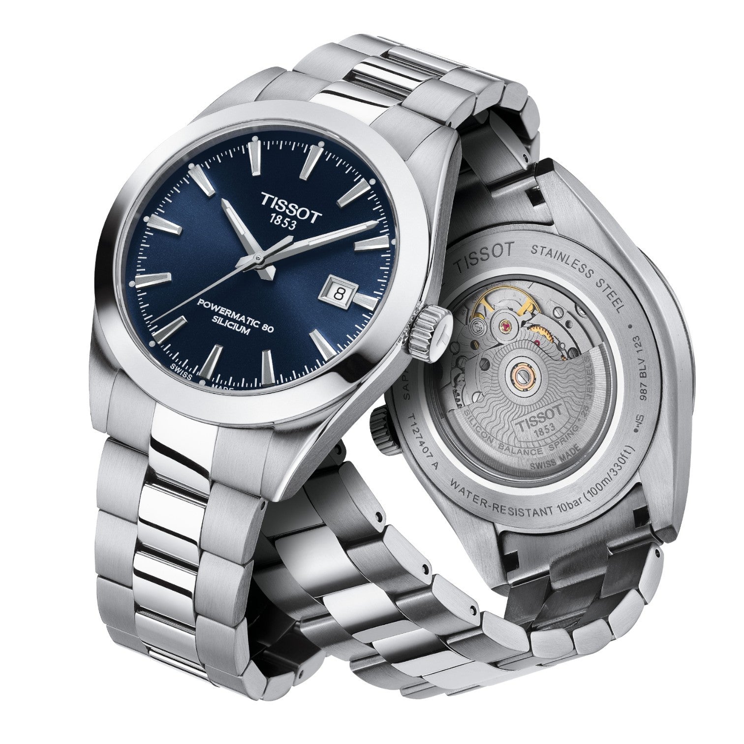 Tissot - Gentleman Powermatic Silicium Blue & Steel 40mm