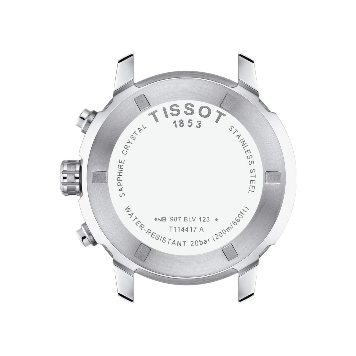 Tissot - PRC 200 Quartz Chronograph Black & Steel Bracelet T1144171105700