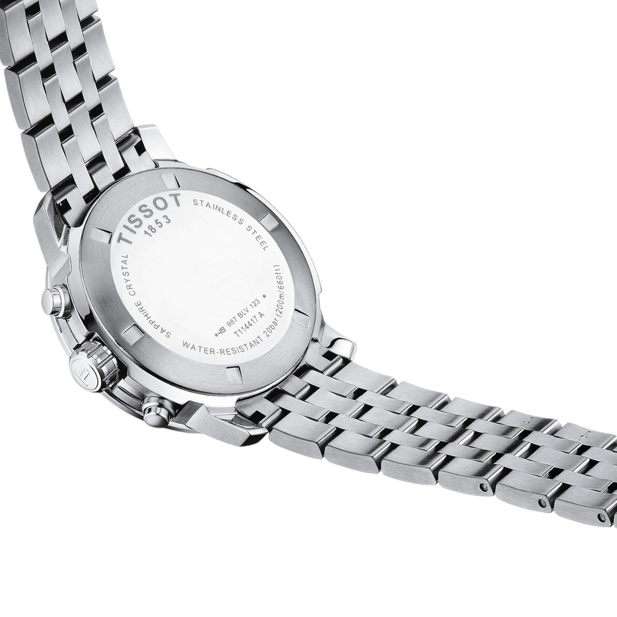 Tissot - PRC 200 Quartz Chronograph Black & Steel Bracelet T1144171105700