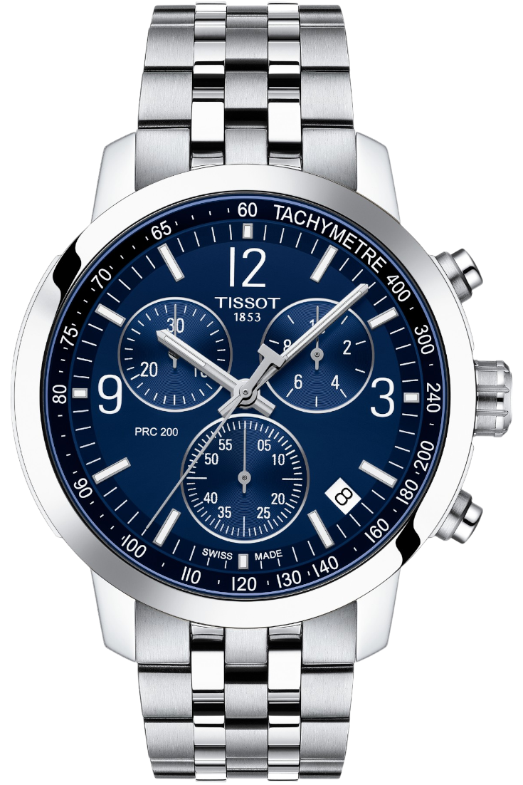 Tissot - PRC 200 Quartz Chronograph Blue & Steel Bracelet T1144171104700