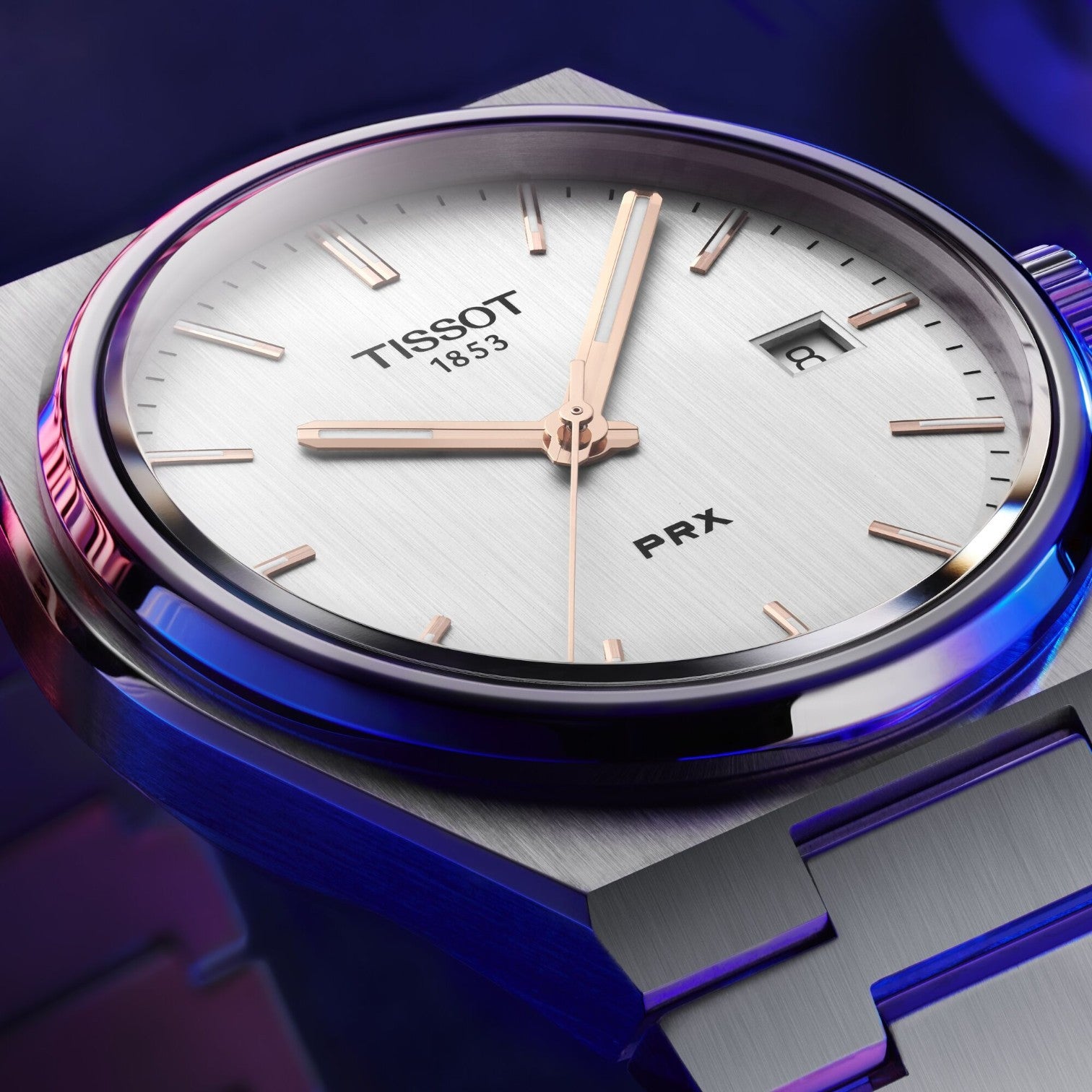 Tissot - Tissot PRX Silver Dial & Steel Bracelet T1374101103100