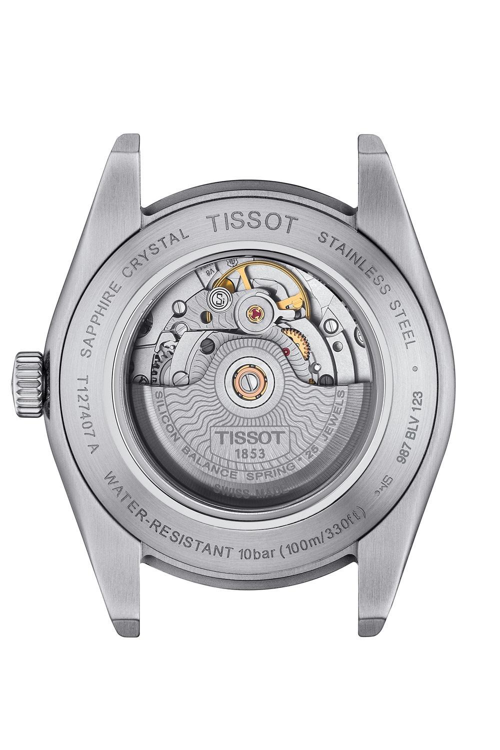 Tissot - Gentleman Powermatic Silicium Green & Steel 40mm T1274071109101