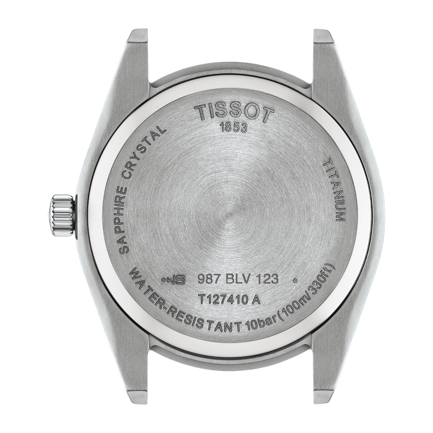 Tissot - Gentleman Titanium Blue & Steel Bracelet 40mm T1274104404100