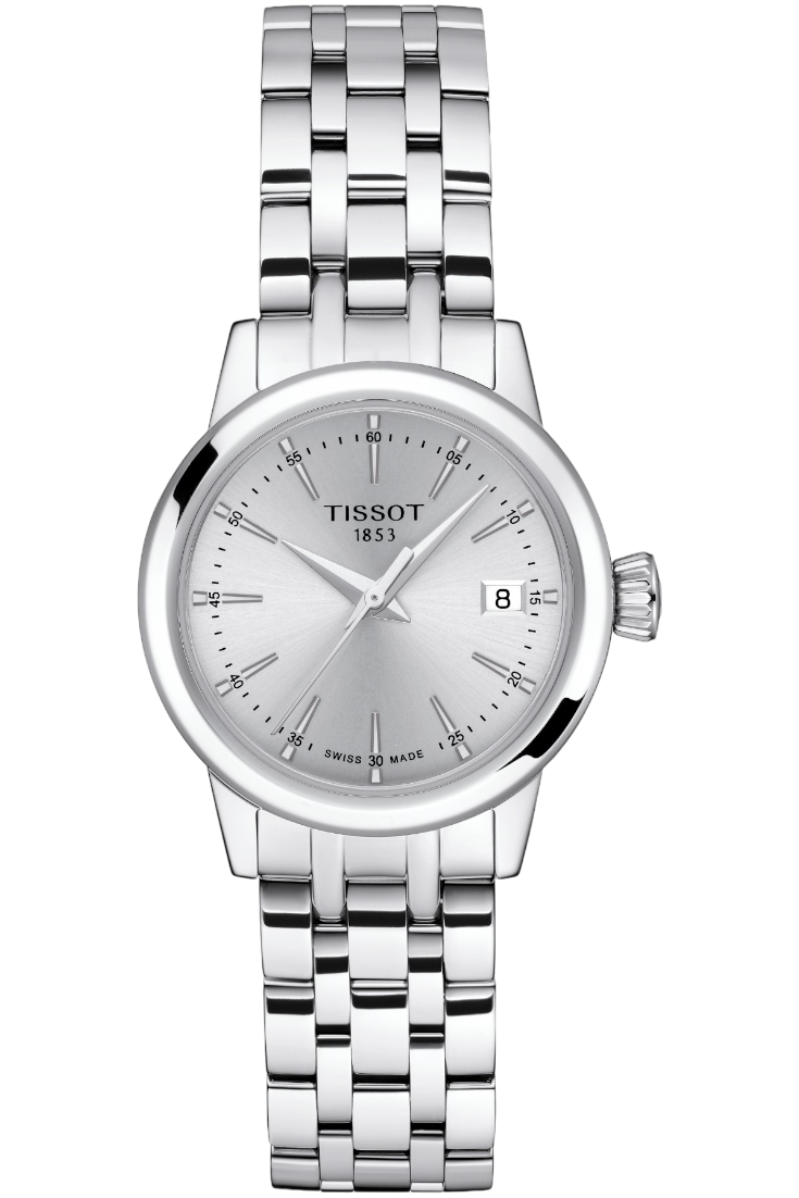 Tissot Classic Dream Damklocka 28mm Kvartz Silver & Stållänk T1292101103100