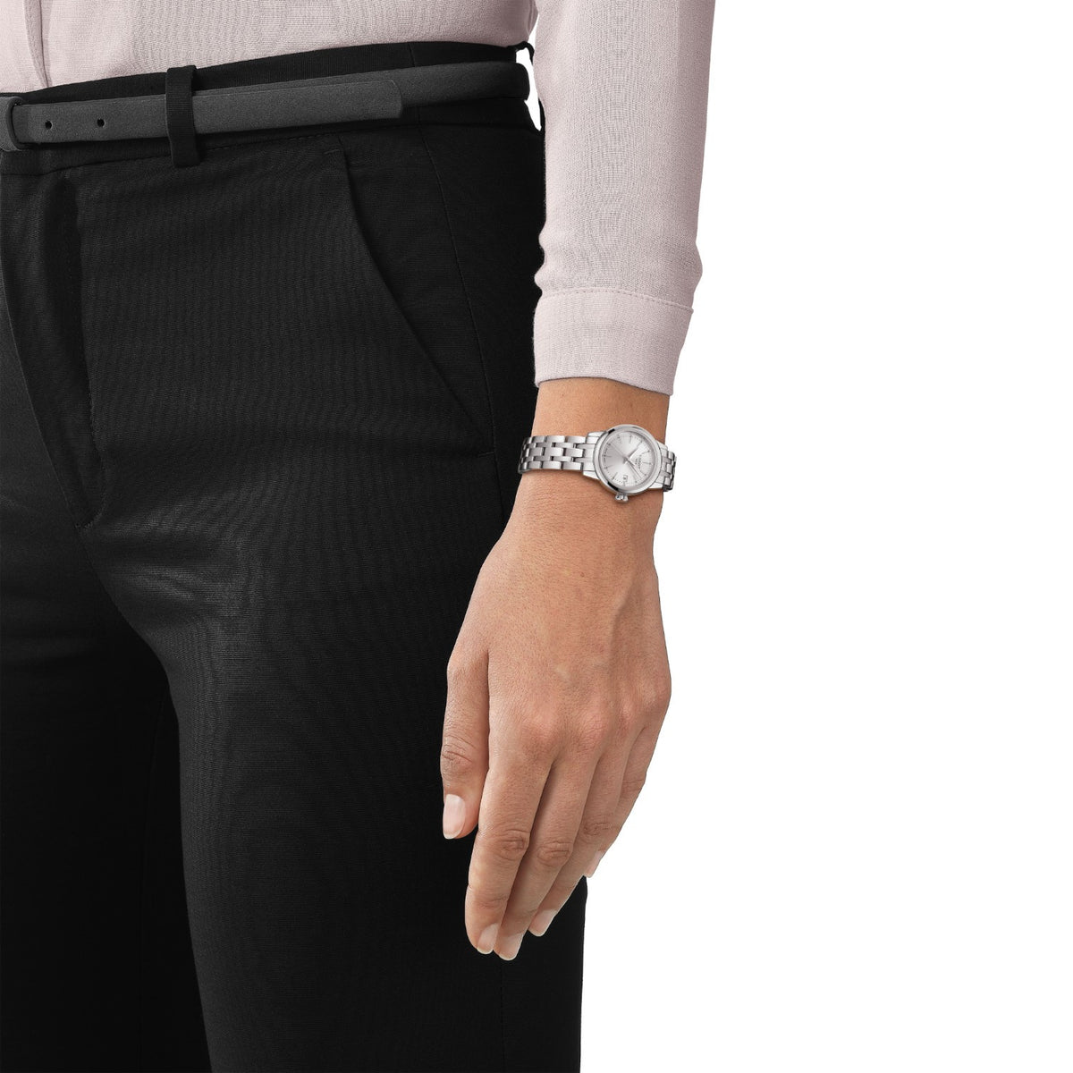 Tissot Classic Dream Damklocka 28mm Kvartz Silver & Stållänk T1292101103100
