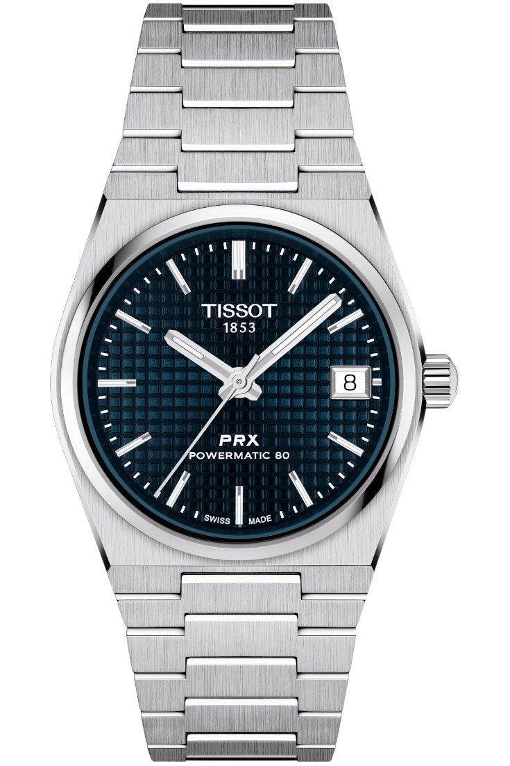 Tissot PRX Powermatic 80 35mm Blue & Steel Bracelet T1372071104100