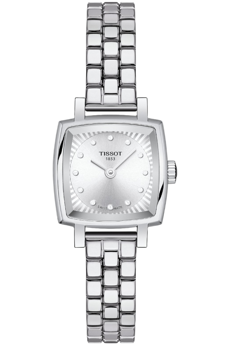 Tissot Lovely Square Silver Dial & Steel T0581091103601