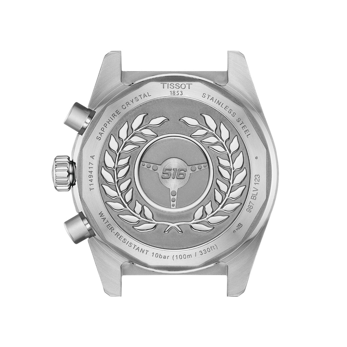 Tissot PR516 Kronograf Kvarts Herrklocka Svart & Guld PVD Stållänk T1494172205100