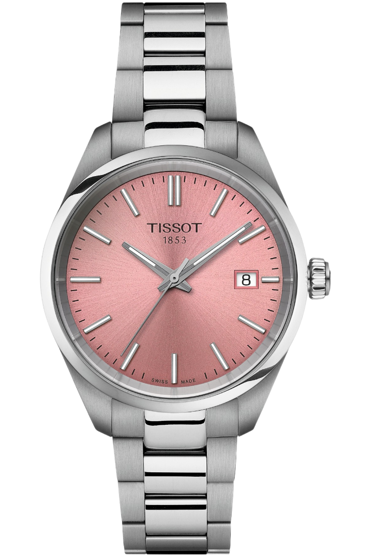 Tissot PR 100 Lady Quartz 34mm Pink & Steel Bracelet T1502101133100