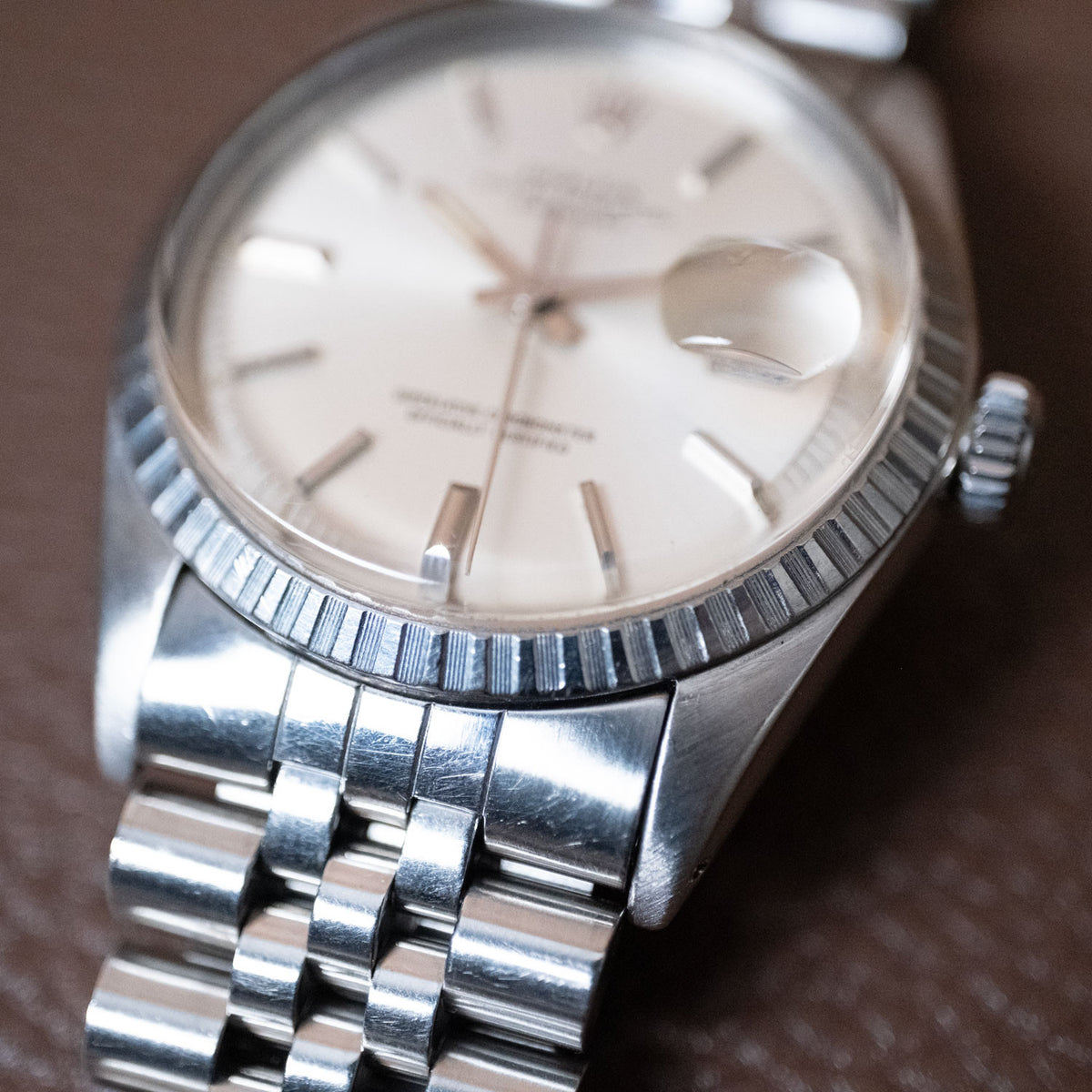 PRE-OWNED Rolex Datejust 36 Steel & White Gold 16003