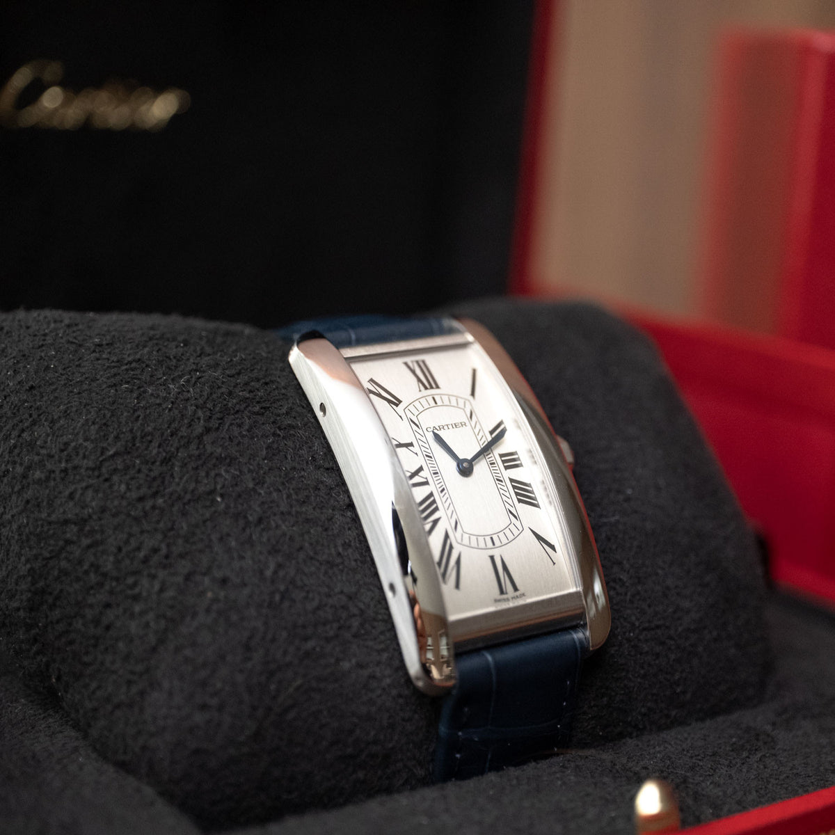 PRE-OWNED Cartier Tank Américaine WSTA0083