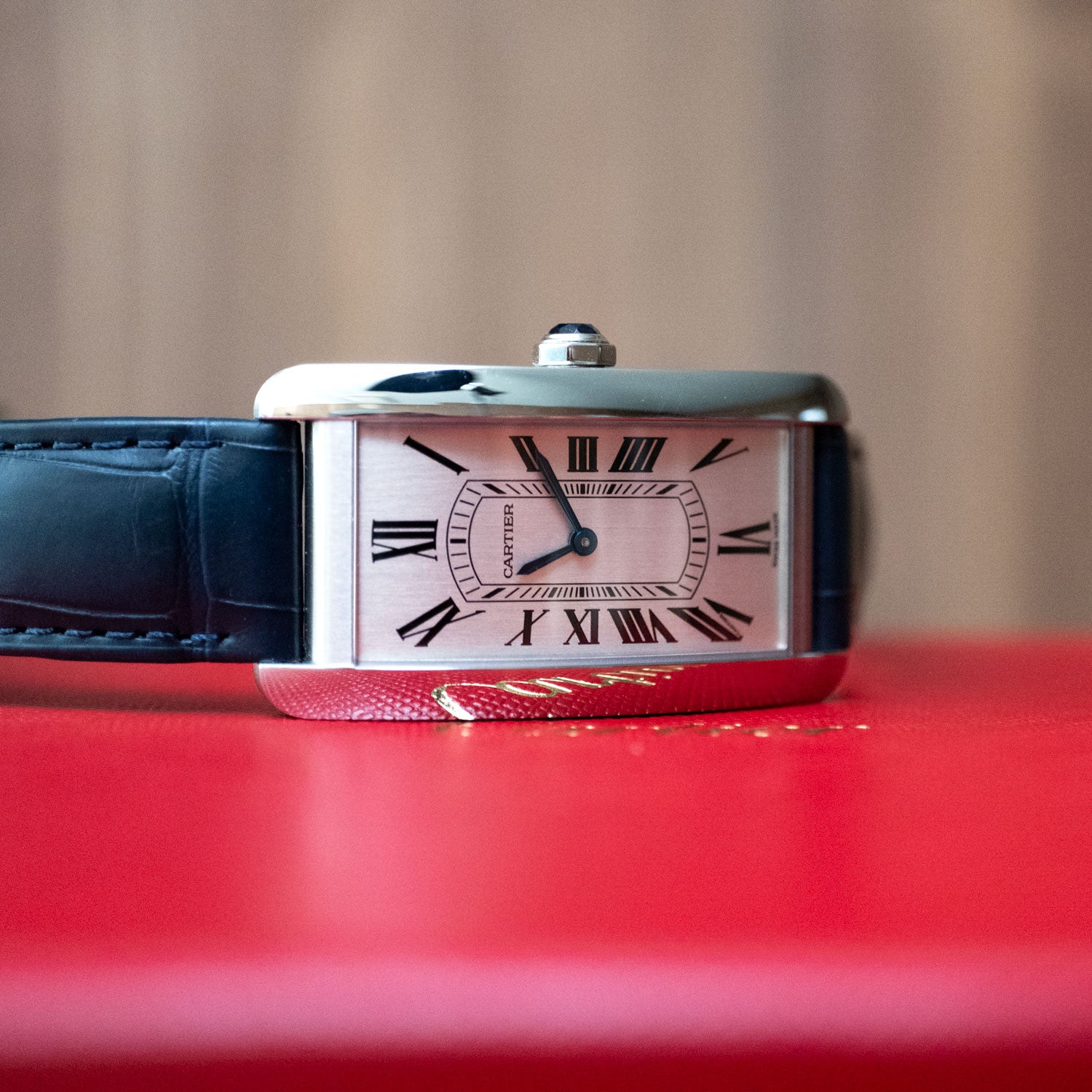 PRE-OWNED Cartier Tank Américaine WSTA0083