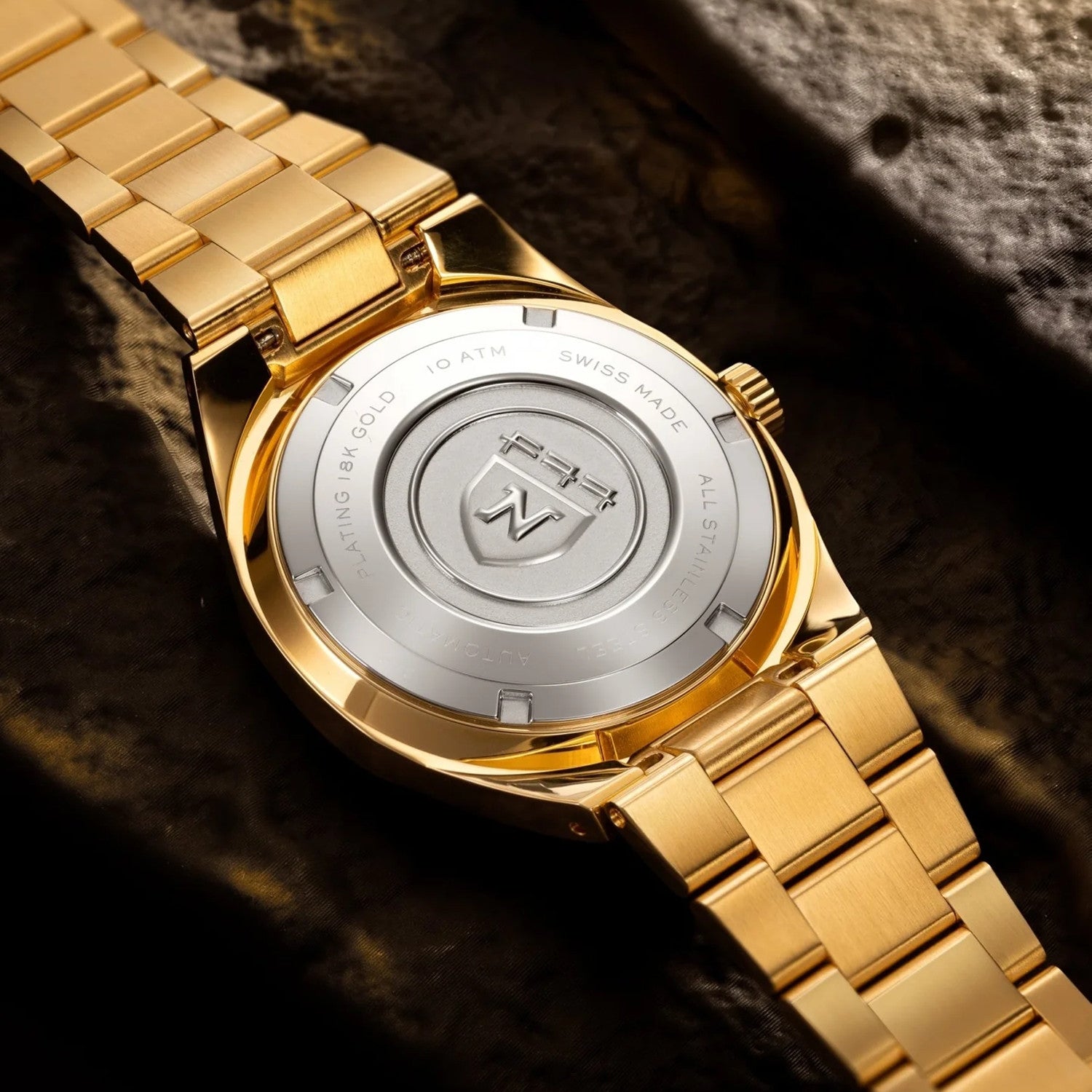 Nivada Grenchen F77 MARK II GOLD 68028A77