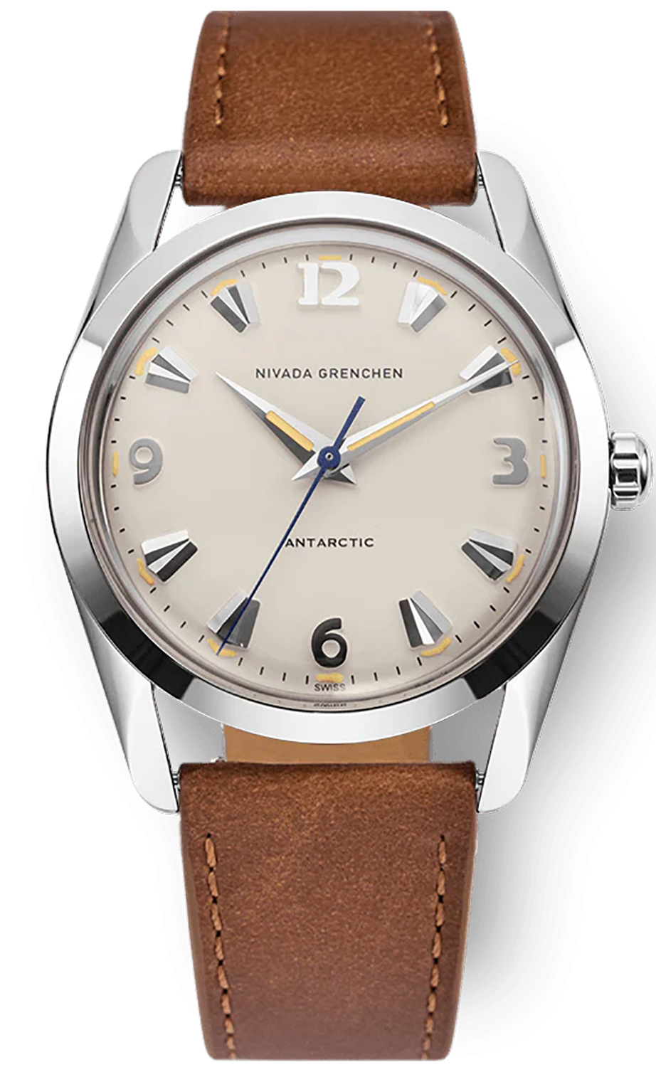 Nivada Grenchen Antarctic 35Mm Eggshell Beige Luminova 35001M16