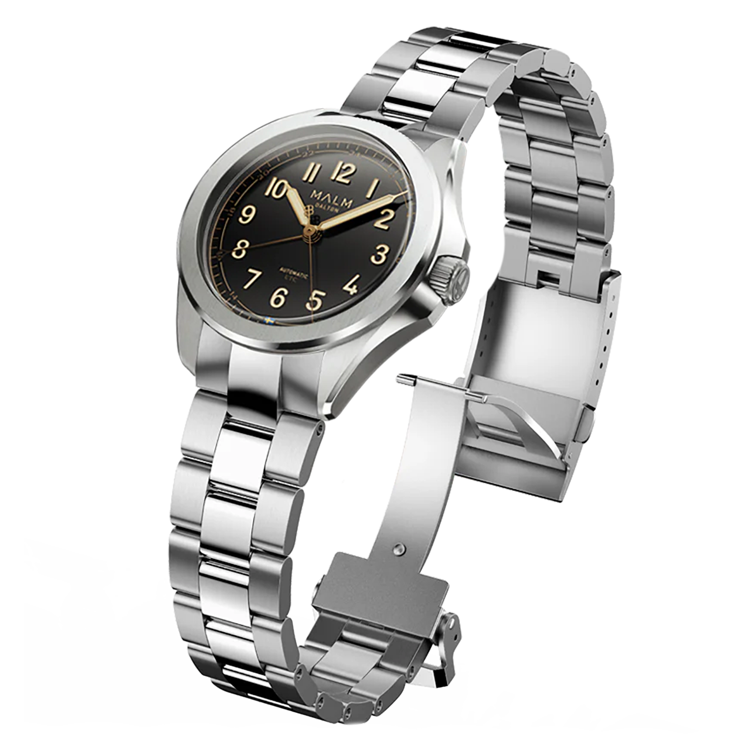 MALM Dalton Black UTC Automatic 38 MW-DA38BLKUTC