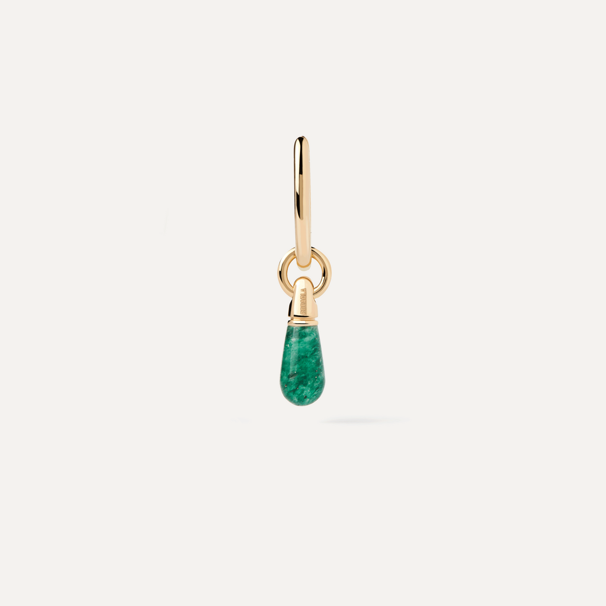 PDPAOLA AVENTURINE JUPITER SINGLE HOOP