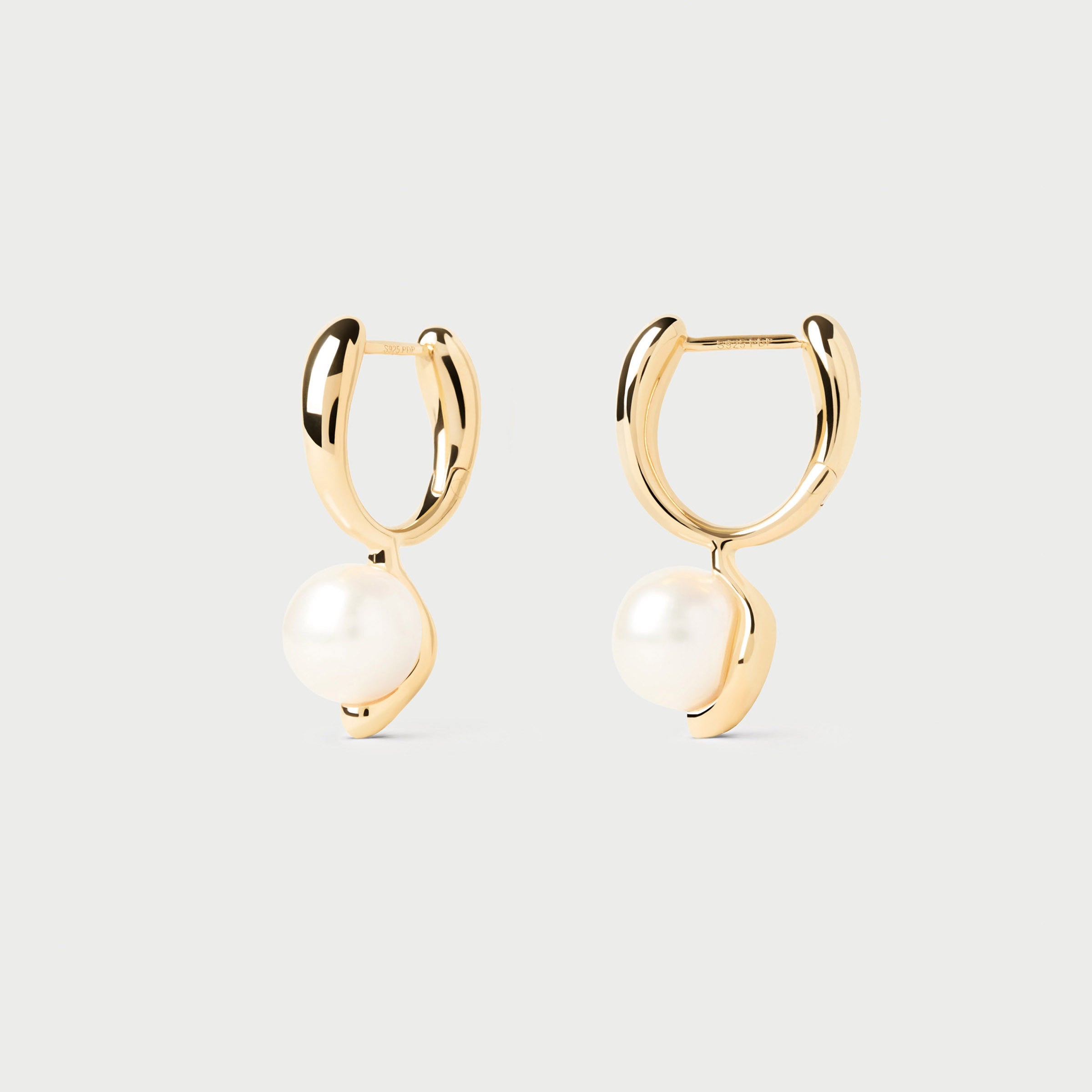 PDPAOLA LA PERLA MINI HOOPS