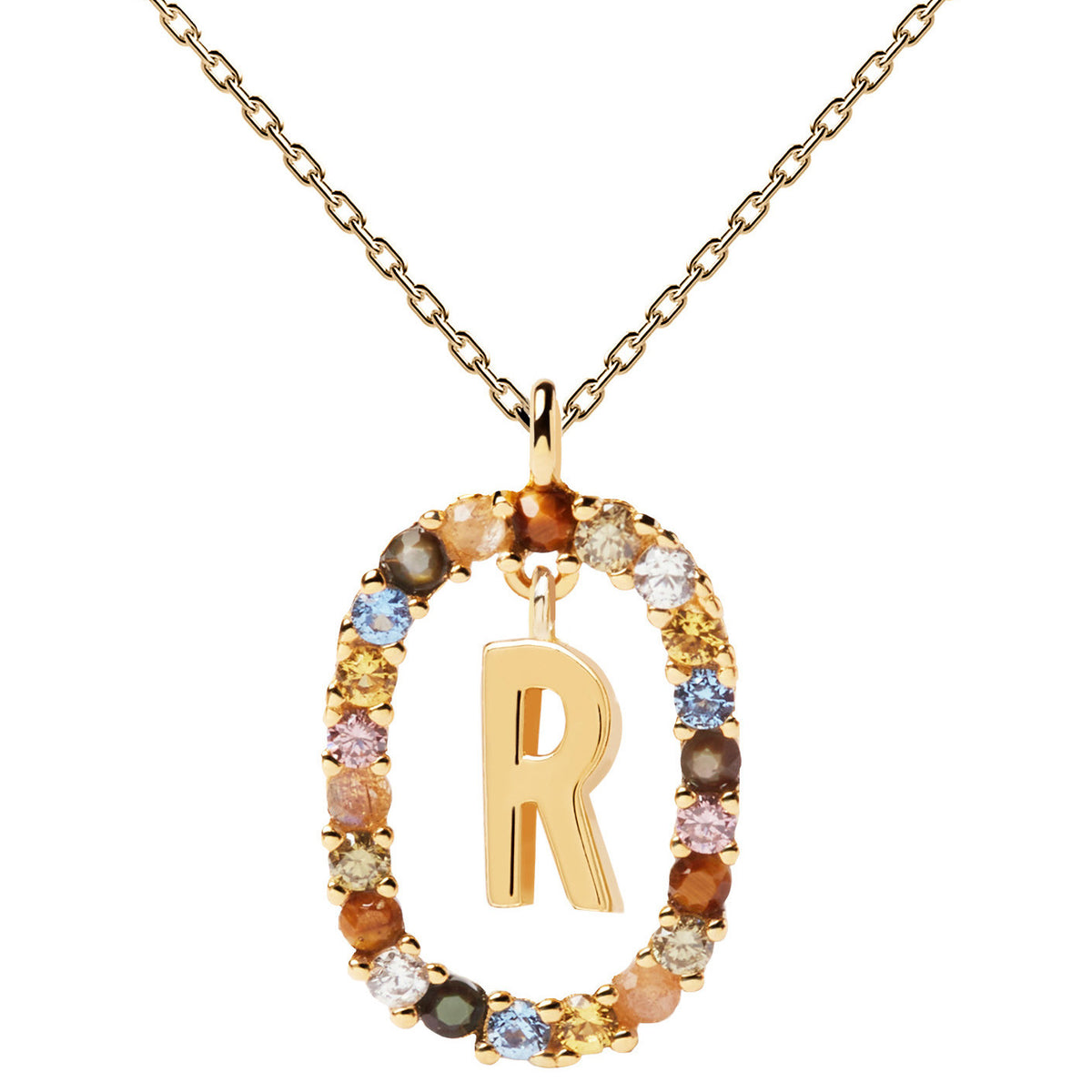 PDPAOLA LETTER R NECKLACE