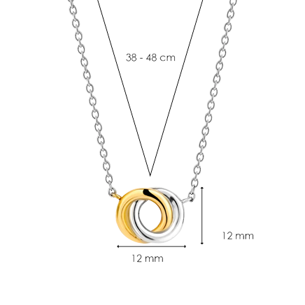 TI SENTO NECKLACE 3915SY 42CM
