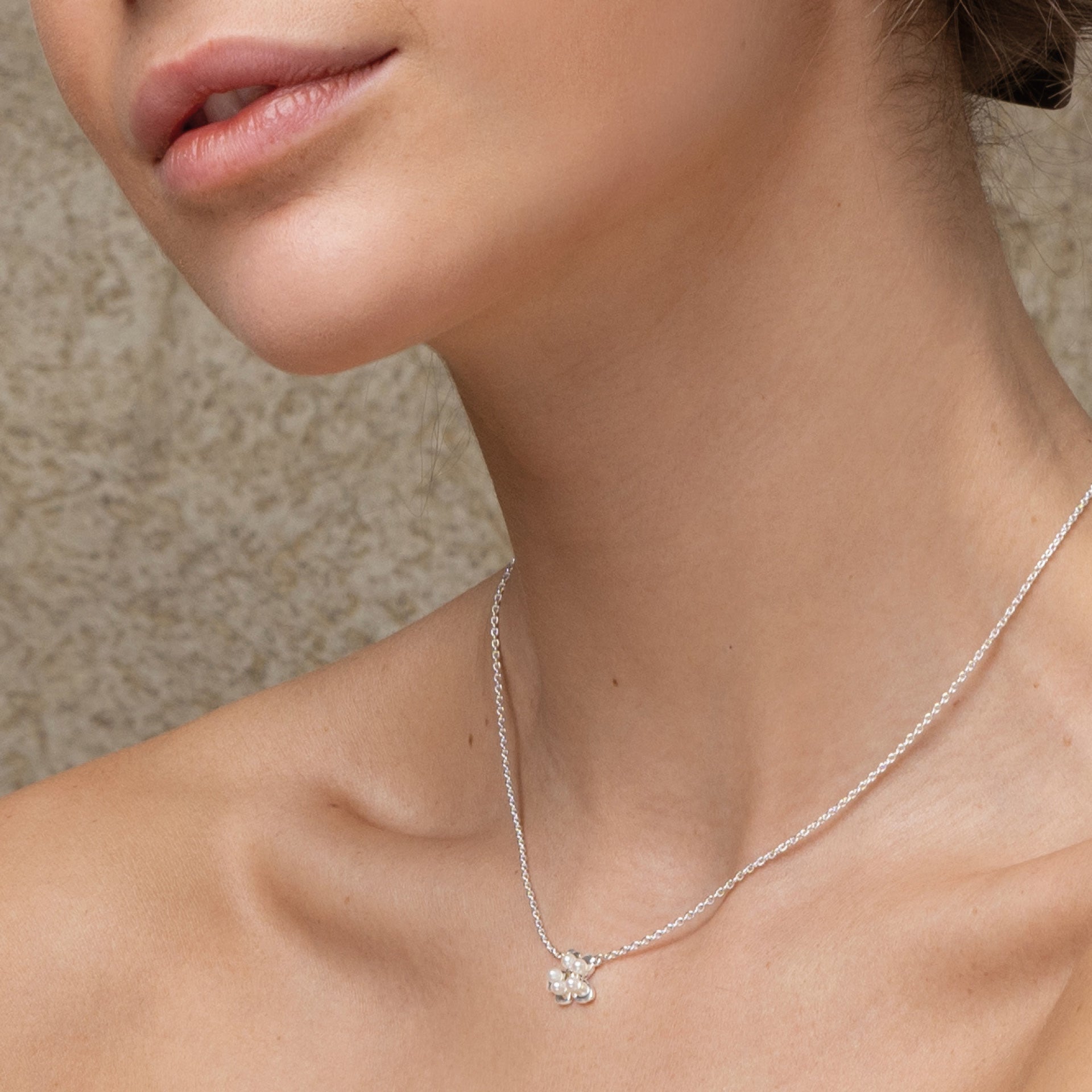 Efva Attling Förgätmigej Necklace Silver