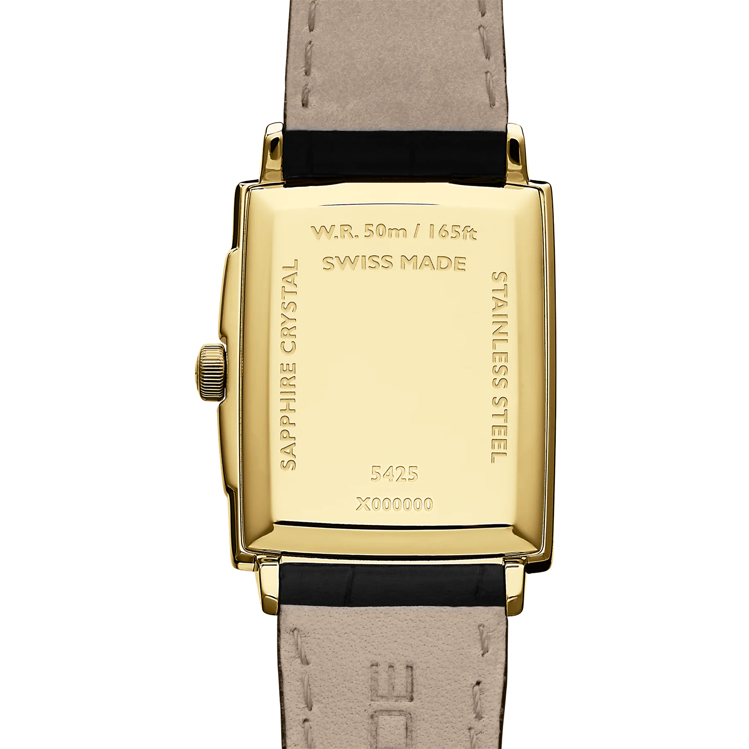 Raymond Weil Toccata Fyrkantig Guld & Läder Kvarts 28Mm
