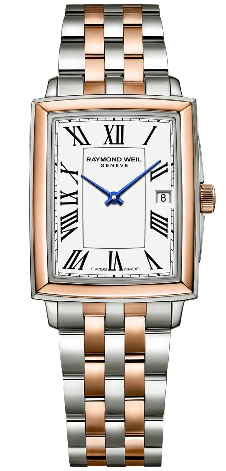 Raymond Weil Toccata SquareRose Gold & Steel Quartz 28Mm
